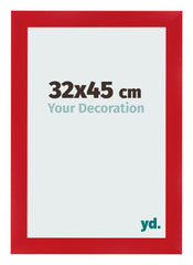 Bilderrahmen 32x45cm Rot MDF Pisa Vorne Messe | Yourdecoration.de