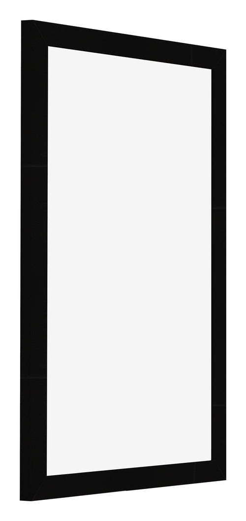 Bilderrahmen 32x45cm Schwarz Hochglanz MDF Bologna Vorne Schrag | Yourdecoration.de
