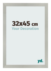 Bilderrahmen 32x45cm Silber Matt MDF Bologna Vorne Messe | Yourdecoration.de