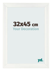 Bilderrahmen 32x45cm Weiß Vintage MDF Pisa Vorne Messe | Yourdecoration.de