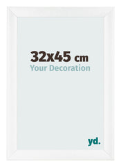 Bilderrahmen 32x45cm Weiß Vintage MDF Pisa Vorne Messe | Yourdecoration.de