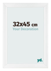 Bilderrahmen 32x45cm Weiß Vintage MDF Pisa Vorne Messe | Yourdecoration.de