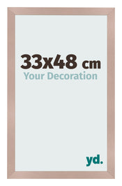 Bilderrahmen 33x48 cm Altrosa MDF Bologna Vorne Messe | Yourdecoration.de