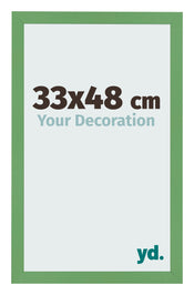 Bilderrahmen 33x48 cm Grun MDF Bologna Vorne Messe | Yourdecoration.de