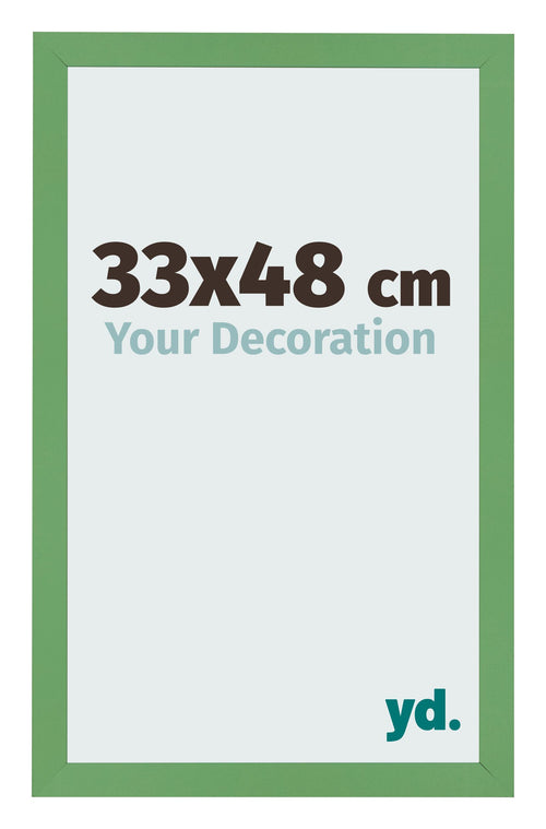 Bilderrahmen 33x48 cm Grun MDF Bologna Vorne Messe | Yourdecoration.de