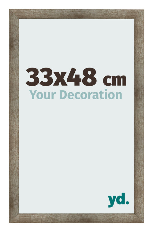 Bilderrahmen 33x48 cm Metall Vintage MDF Bologna Vorne Messe | Yourdecoration.de