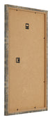 Bilderrahmen 33x48cm Blau Gold Meliert MDF Bologna Ruckseite Schrag | Yourdecoration.de