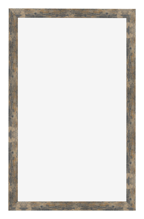 Bilderrahmen 33x48cm Blau Gold Meliert MDF Bologna Vorne | Yourdecoration.de