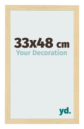 Bilderrahmen 33x48cm Buche Dekor MDF Bologna Vorne Messe | Yourdecoration.de