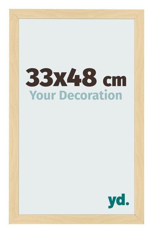 Bilderrahmen 33x48cm Buche Dekor MDF Bologna Vorne Messe | Yourdecoration.de