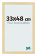 Bilderrahmen 33x48cm Buche Dekor MDF Bologna Vorne Messe | Yourdecoration.de