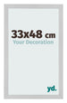 Bilderrahmen 33x48cm Edelstahl MDF Bologna Vorne Messe | Yourdecoration.de