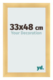 Bilderrahmen 33x48cm Gold Vintage MDF Pisa Vorne Messe | Yourdecoration.de
