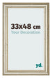 Bilderrahmen 33x48cm Metallglanz MDF Lazio Vorne Messe | Yourdecoration.de