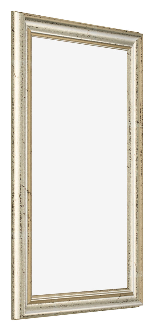 Bilderrahmen 33x48cm Metallglanz MDF Lazio Vorne Schrag | Yourdecoration.de