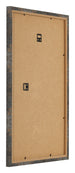 Bilderrahmen 33x48cm Oxidiertes Metall MDF Bologna Ruckseite Schrag | Yourdecoration.de