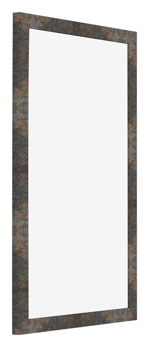 Bilderrahmen 33x48cm Oxidiertes Metall MDF Bologna Vorne Schrag | Yourdecoration.de