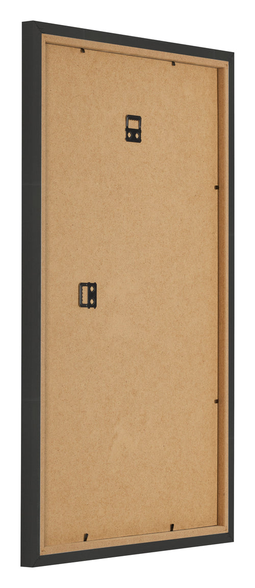 Bilderrahmen 33x48cm Schwarz Gemasert MDF Bologna Ruckseite Schrag | Yourdecoration.de