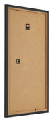 Bilderrahmen 33x48cm Schwarz Gemasert MDF Bologna Ruckseite Schrag | Yourdecoration.de