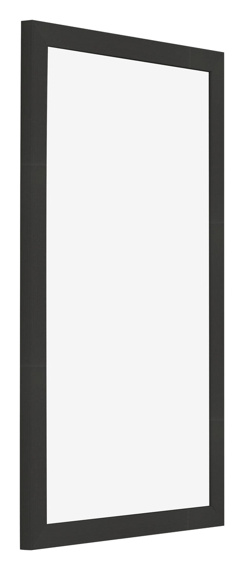 Bilderrahmen 33x48cm Schwarz Gemasert MDF Bologna Vorne Schrag | Yourdecoration.de