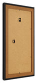 Bilderrahmen 33x48cm Schwarz Gemasert MDF Lazio Ruckseite Schrag | Yourdecoration.de