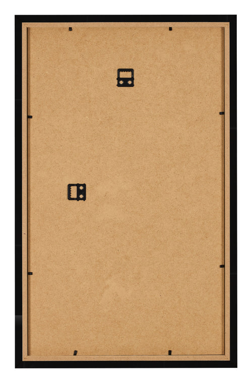 Bilderrahmen 33x48cm Schwarz Hochglanz MDF Bologna Ruckseite | Yourdecoration.de