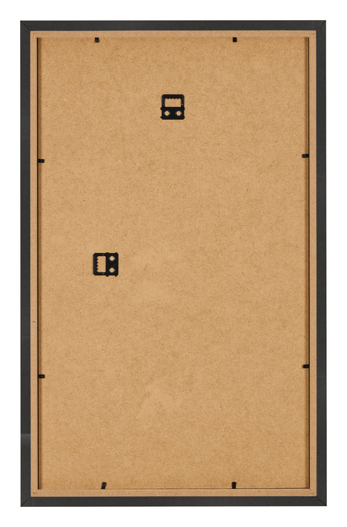 Bilderrahmen 33x48cm Schwarz Matt MDF Bologna Ruckseite | Yourdecoration.de