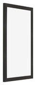 Bilderrahmen 33x48cm Schwarz Matt MDF Bologna Vorne Schrag | Yourdecoration.de
