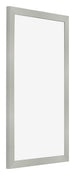 Bilderrahmen 33x48cm Silber Matt MDF Bologna Vorne Schrag | Yourdecoration.de