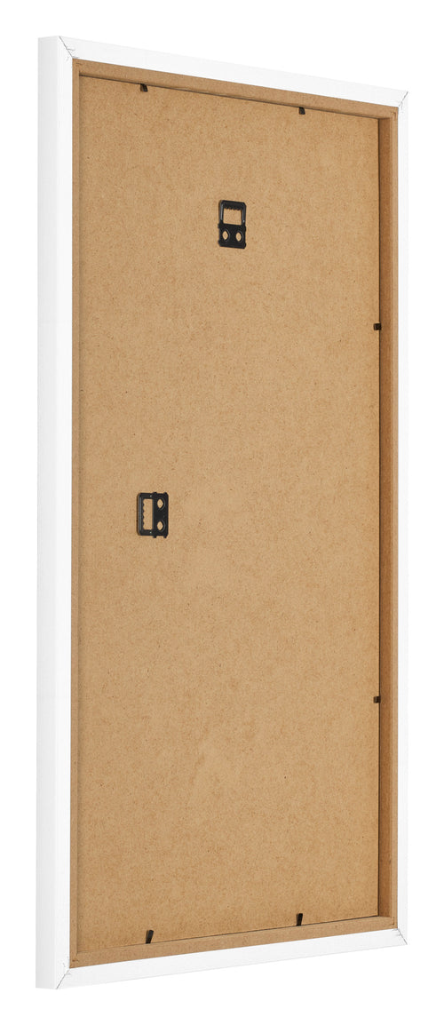 Bilderrahmen 33x48cm Weiss Matt MDF Bologna Ruckseite Schrag | Yourdecoration.de