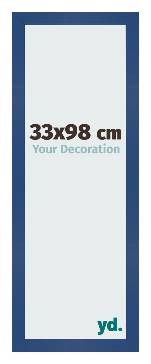 Bilderrahmen 33x98 cm Dunkelblau MDF Bologna Vorne Messe | Yourdecoration.de