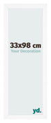 Bilderrahmen 33x98 cm Weiss Matt MDF Bologna Vorne Messe | Yourdecoration.de