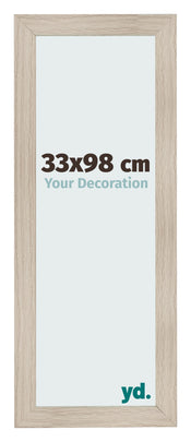 Bilderrahmen 33x98cm Eiche Rustikal MDF Pisa Vorne Messe | Yourdecoration.de