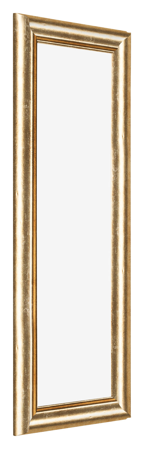 Bilderrahmen 33x98cm Gold Antik MDF Lazio Vorne Schrag | Yourdecoration.de