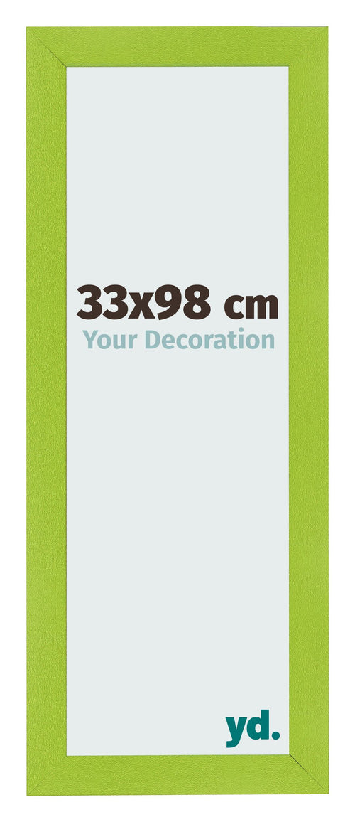 Bilderrahmen 33x98cm Grün MDF Pisa Vorne Messe | Yourdecoration.de