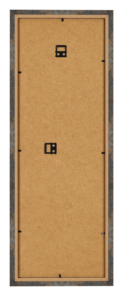 Bilderrahmen 33x98cm Oxidiertes Metall MDF Bologna Ruckseite | Yourdecoration.de