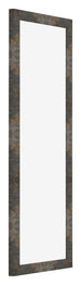 Bilderrahmen 33x98cm Oxidiertes Metall MDF Bologna Vorne Schrag | Yourdecoration.de