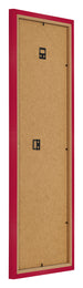 Bilderrahmen 33x98cm Rot MDF Bologna Ruckseite Schrag | Yourdecoration.de