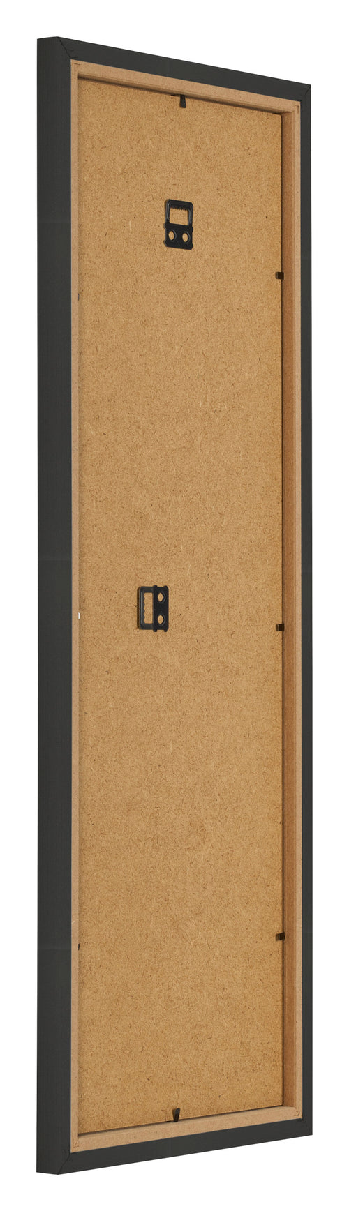 Bilderrahmen 33x98cm Schwarz Gemasert MDF Bologna Ruckseite Schrag | Yourdecoration.de