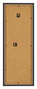Bilderrahmen 33x98cm Schwarz Gemasert MDF Bologna Ruckseite | Yourdecoration.de