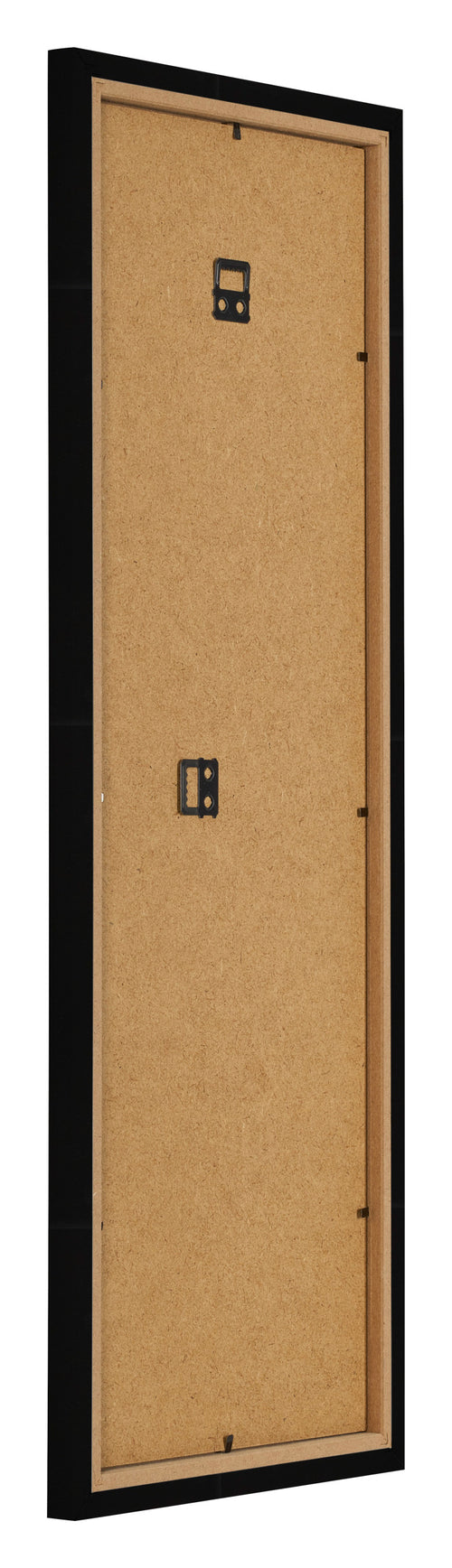 Bilderrahmen 33x98cm Schwarz Hochglanz MDF Bologna Ruckseite Schrag | Yourdecoration.de