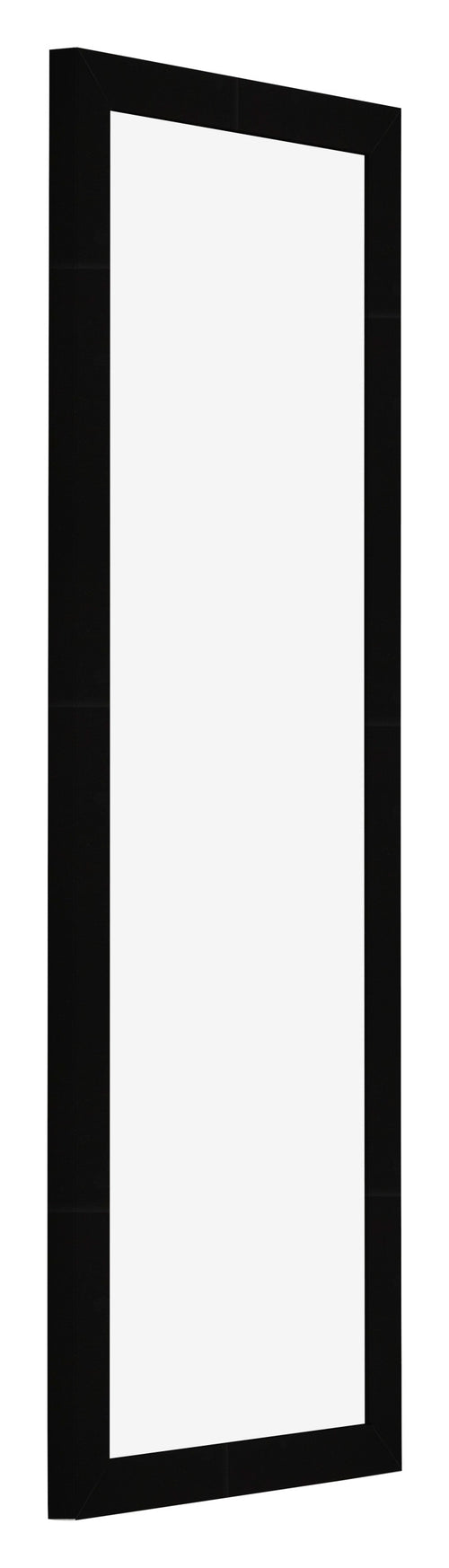 Bilderrahmen 33x98cm Schwarz Hochglanz MDF Bologna Vorne Schrag | Yourdecoration.de
