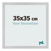 Bilderrahmen 35x35cm Edelstahl MDF Bologna Vorne Messe | Yourdecoration.de