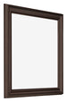 Bilderrahmen 35x35cm Eiche Dunkel MDF Lazio Vorne Schrag | Yourdecoration.de