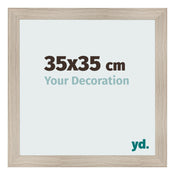 Bilderrahmen 35x35cm Eiche Rustikal MDF Pisa Vorne Messe | Yourdecoration.de