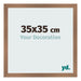Bilderrahmen 35x35cm Kupfer Dekor MDF Bologna Vorne Messe | Yourdecoration.de