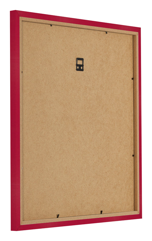 Bilderrahmen 35x35cm Rot MDF Bologna Ruckseite Schrag | Yourdecoration.de