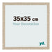Bilderrahmen 35x35cm Sonoma Eiche MDF Bologna Vorne Messe | Yourdecoration.de