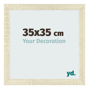 Bilderrahmen 35x35cm Sonoma Eiche MDF Pisa Vorne Messe | Yourdecoration.de