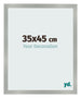 Bilderrahmen 35x45cm Aluminium Gebürstet MDF Bologna Vorne Messe | Yourdecoration.de